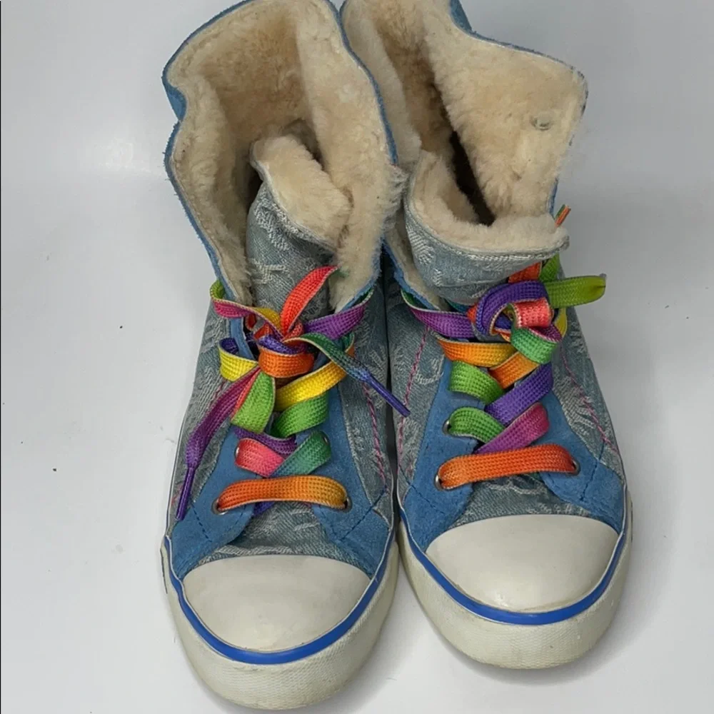 Ugg sneakers #1000779 sz 6 light‎ blue_5